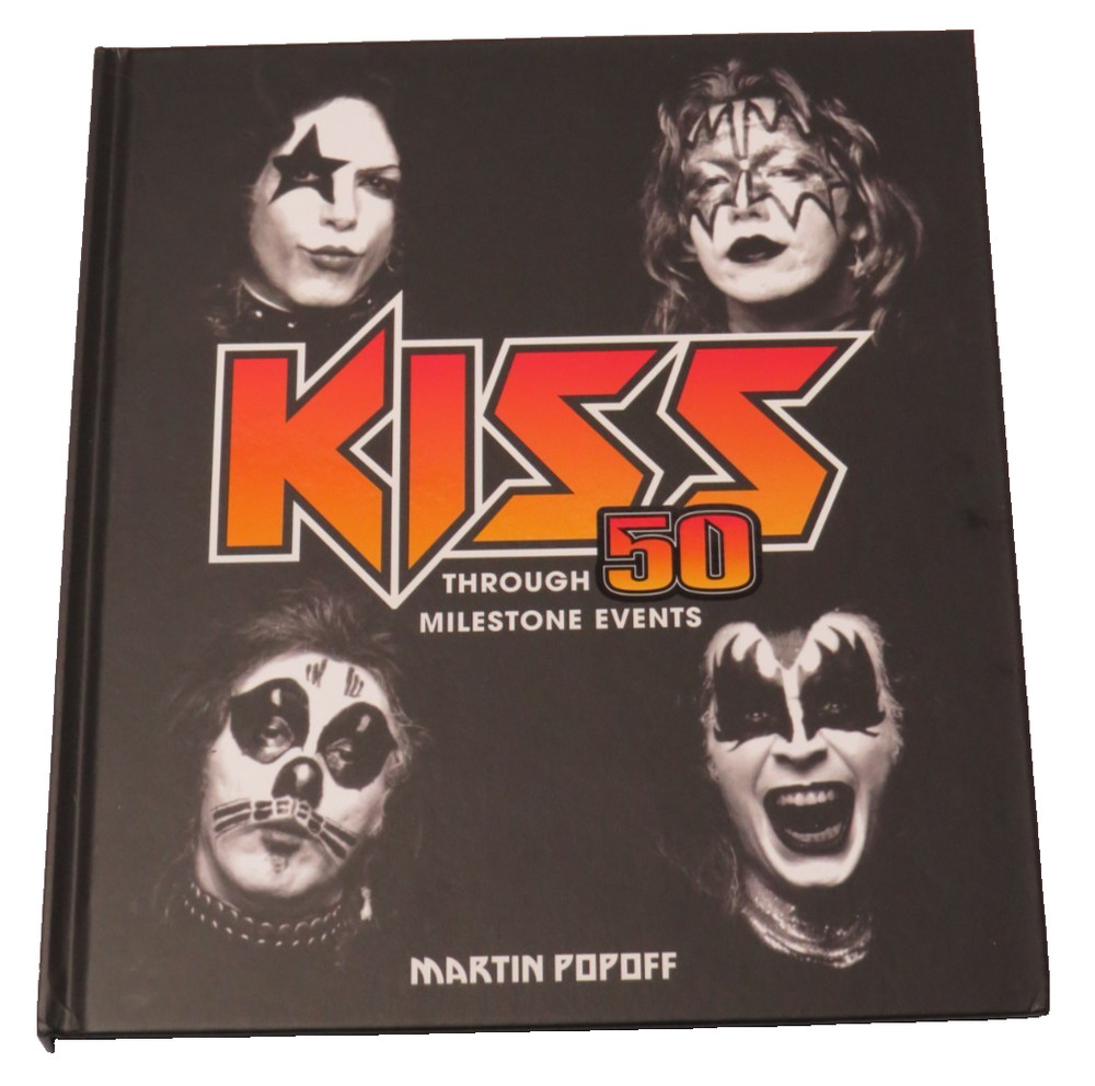 KISS THROUGH 50 MILESTONE EVENTS BOOK BY MARTIN POPOFF 190+ PAGES ACE FREHLEY