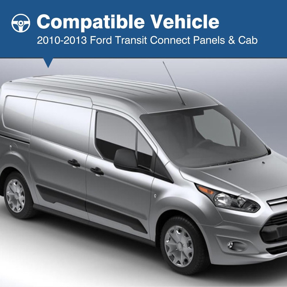 1Pair Outer Rocker Panels For 2010-2013 Ford Transit Connect Left & Right Side