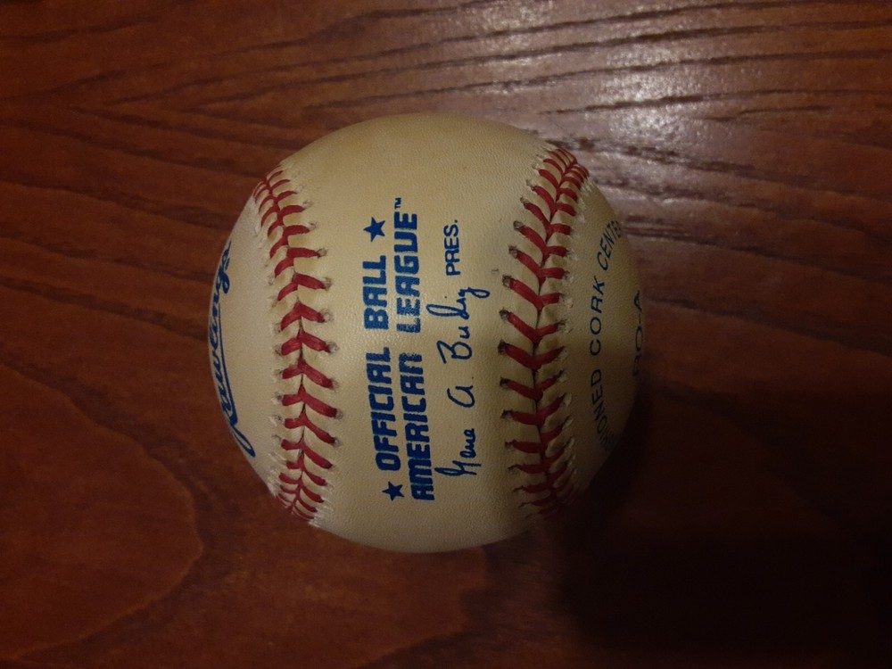 Sandy Almoar Jr Autographed Baseball