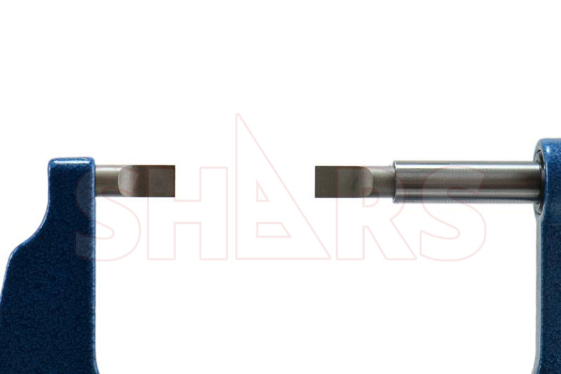 PRECISION 1 - 2 INCH BLADE OUTSIDE MICROMETER .0001" P}