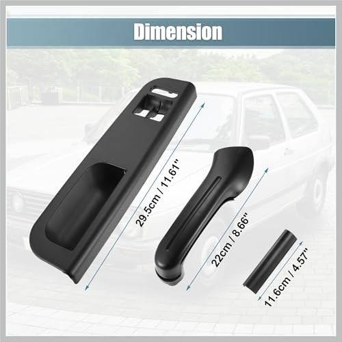 1 Set Interior Front Left Drive Side Window Switch Panel Bezel Door Handle