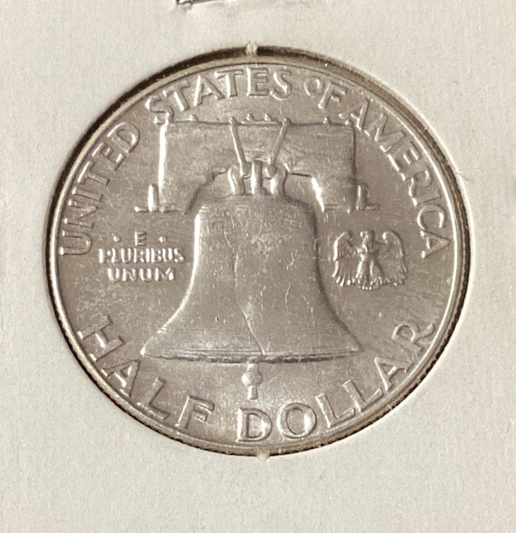 1959 Franklin SILVER Half Dollar Uncirculated