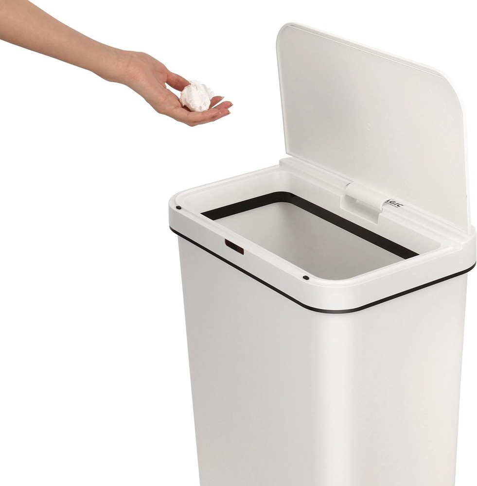 Touchless Trash Can 13 Gallon Motion Sensor Automatic Hands Free Simpli Magic