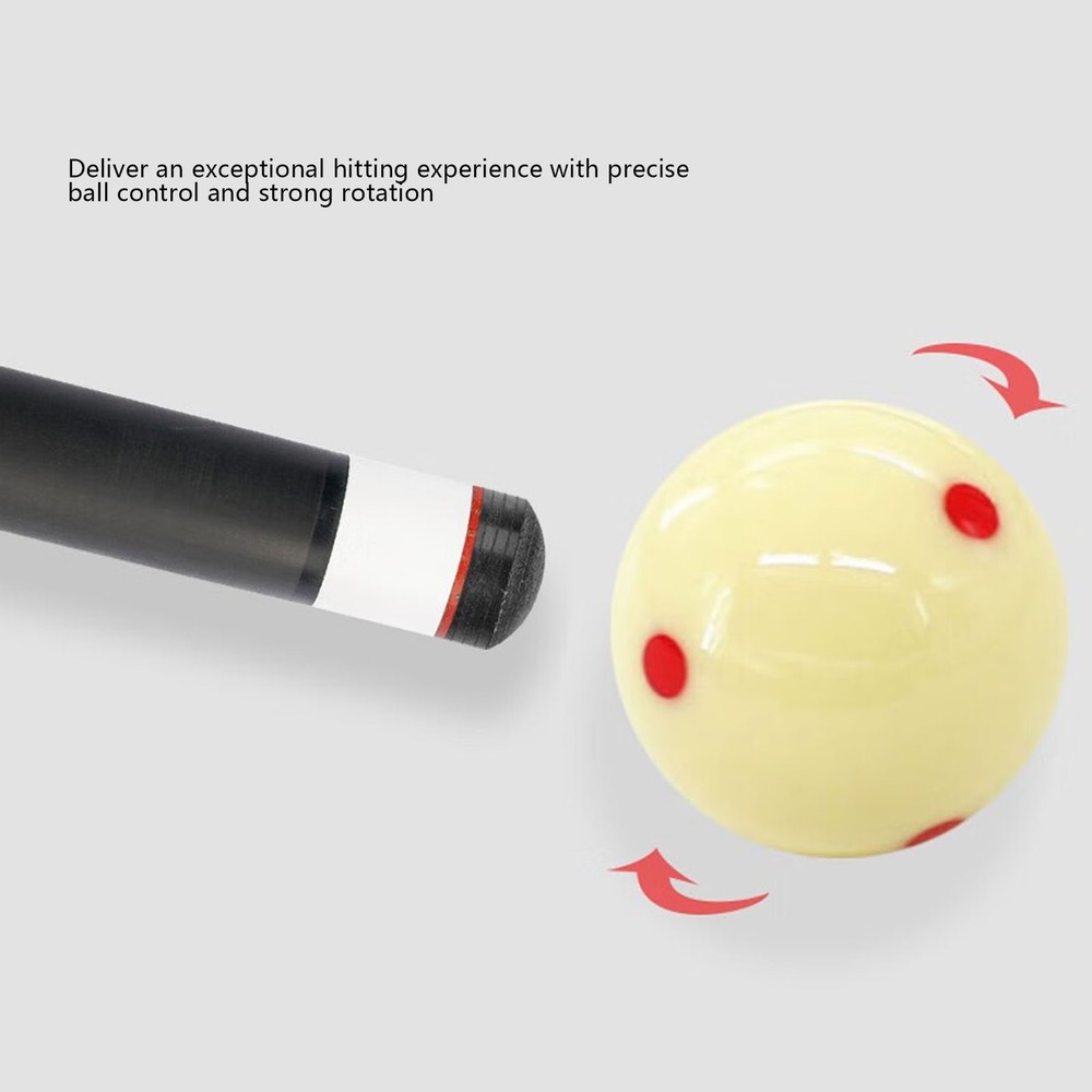 6-Pack Professional Pool Cue Tip For Precise Ball Control Replacement ZARY