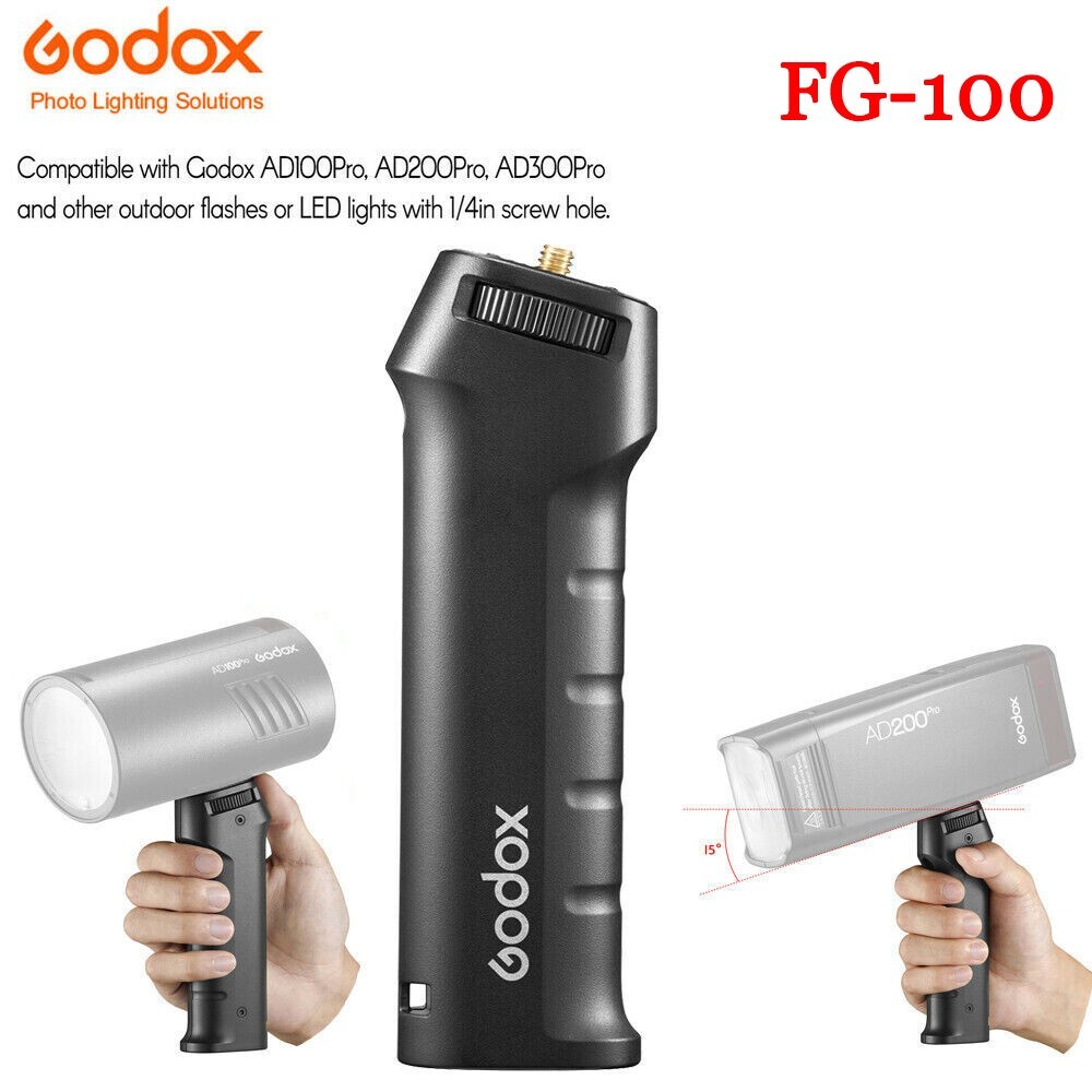 Godox FG-100 Flash Handle Grip For AD100pro AD200 AD200pro Camera LED Light