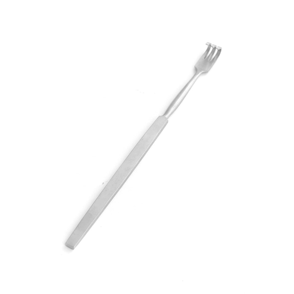 Rake Retractor, 3 Blunt Prong, Surgical Instruments