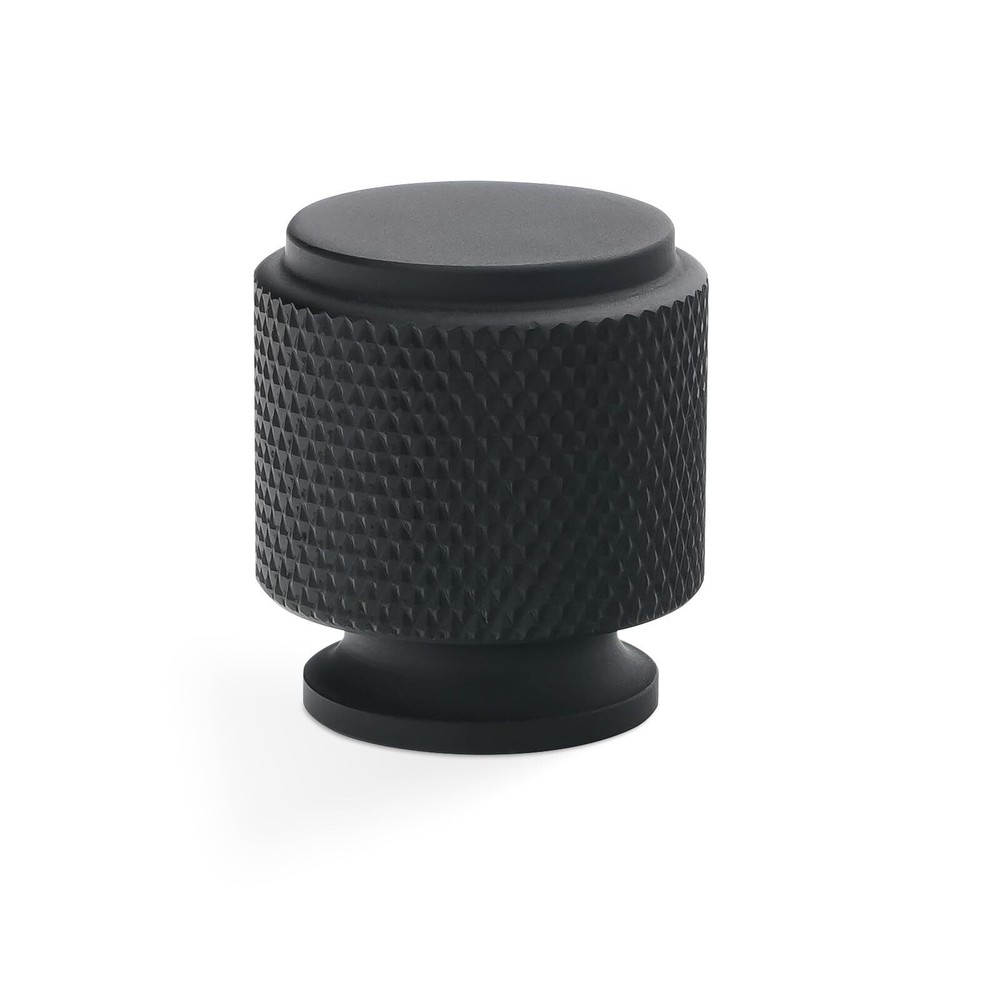 10 Pack Matte Black Kitchen Cabinet knurled Knobs Cabinet Knobs Black Drawer ...