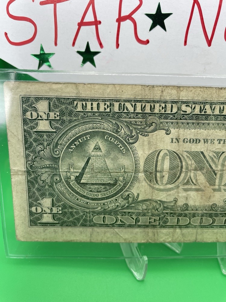 2013 B Duplicate Print ⭐️ STAR NOTE ERROR $1 Serial Number B04939793* D/C Print