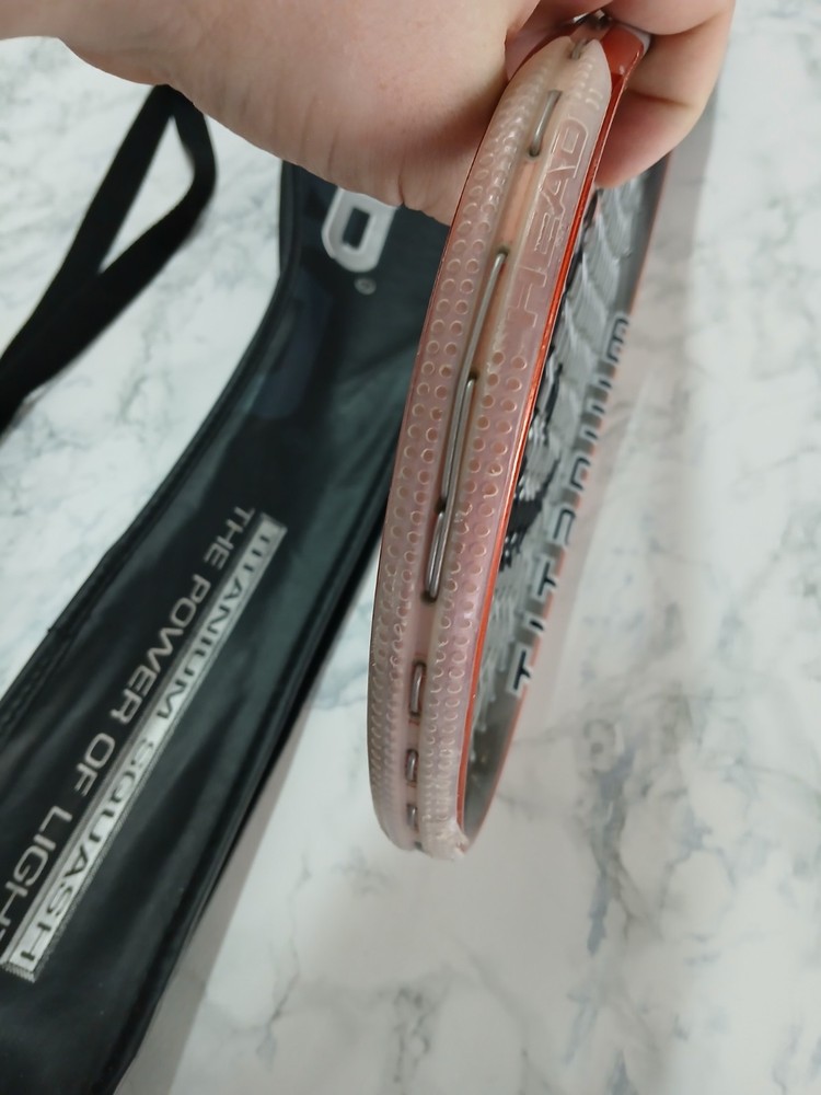 Head Titanium technology Squash Racquet W/ Case Excellent