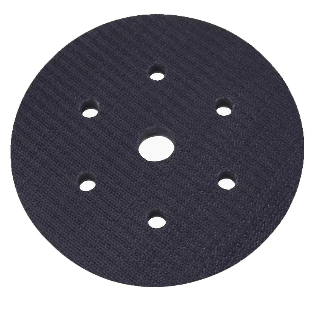 Easy to Install 6 Inch Sponge Interface Pad for Hook&Loop Sanding Discs 7 Holes