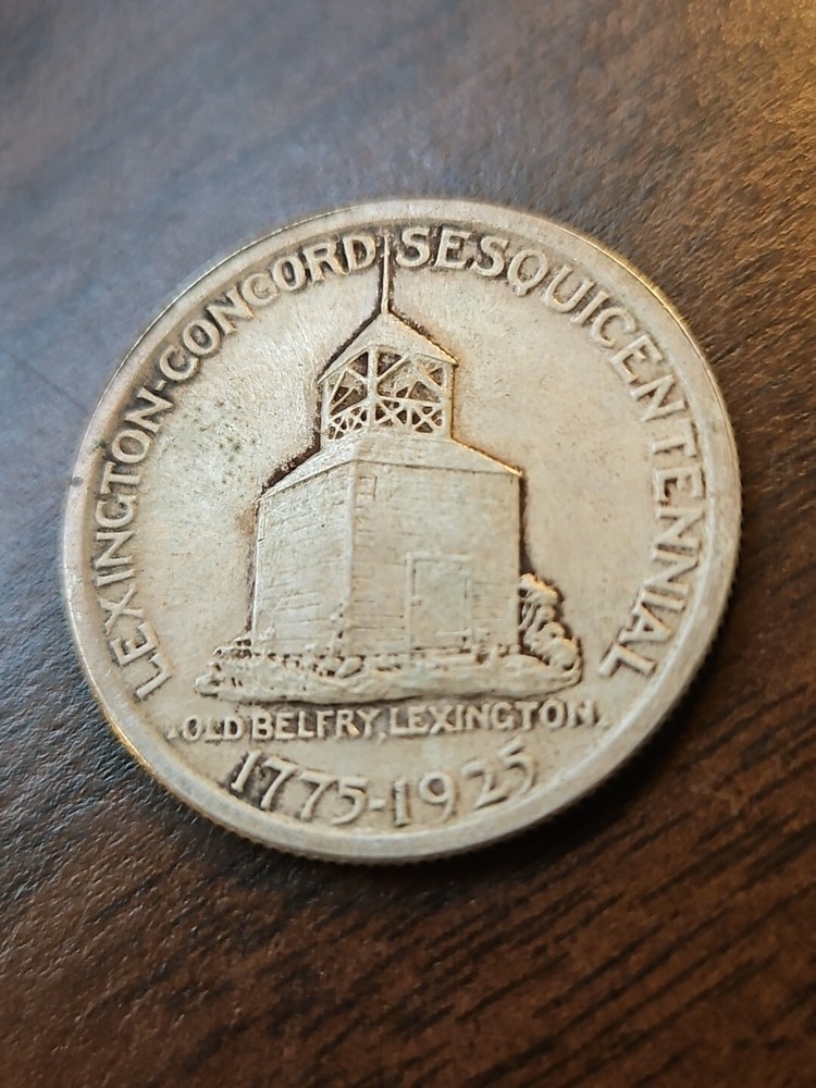 1925 LEXINGTON CONCORD Commemorative Silver Half Dollar