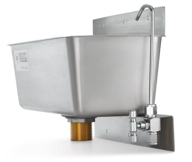 Kratos 32L-025 15" Ice Cream Dipper Well & Faucet Set