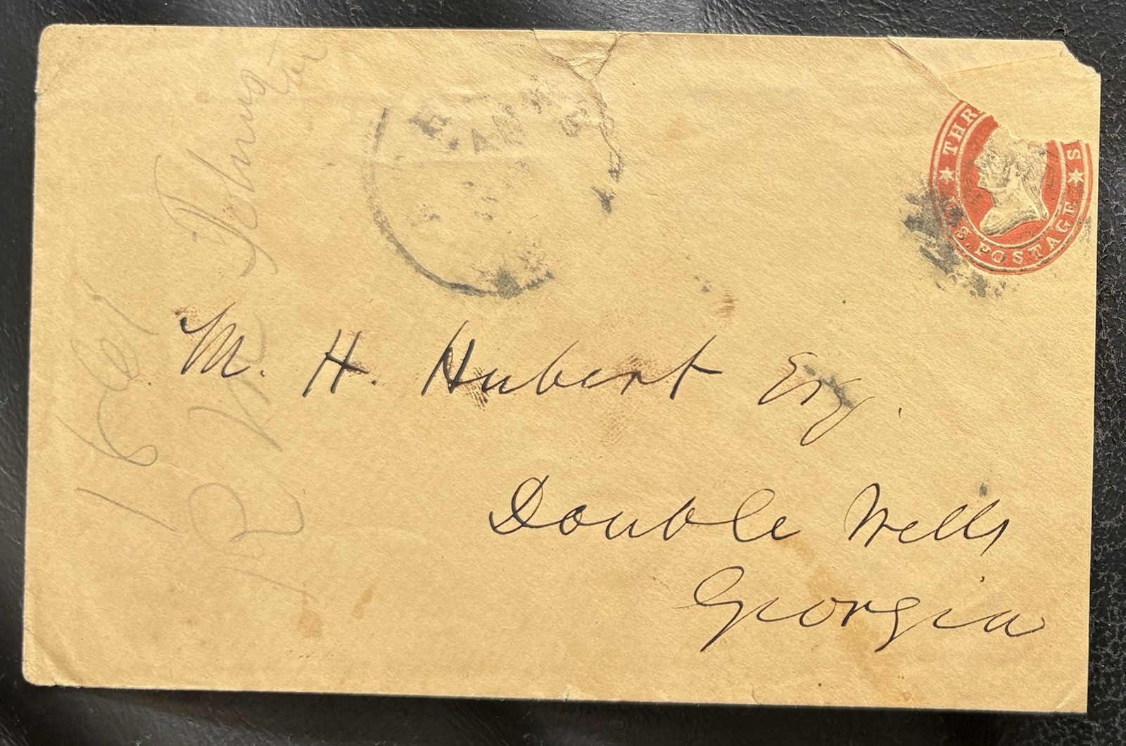 1861 CSA Star Die Sgt M H Hubert 48th GA Infantry Slaves Paul/Jincy Owner Athens