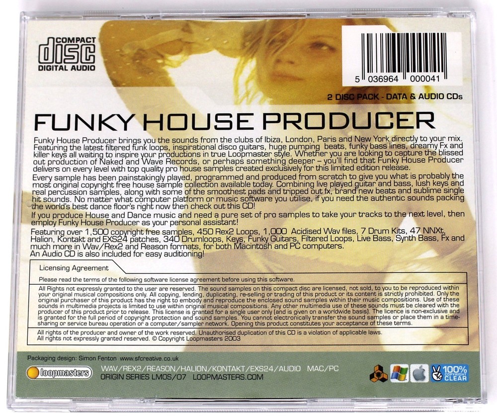 Loopmasters Lounge/Chillout Sample Library/Sound Library/Sampling Double CD 2003