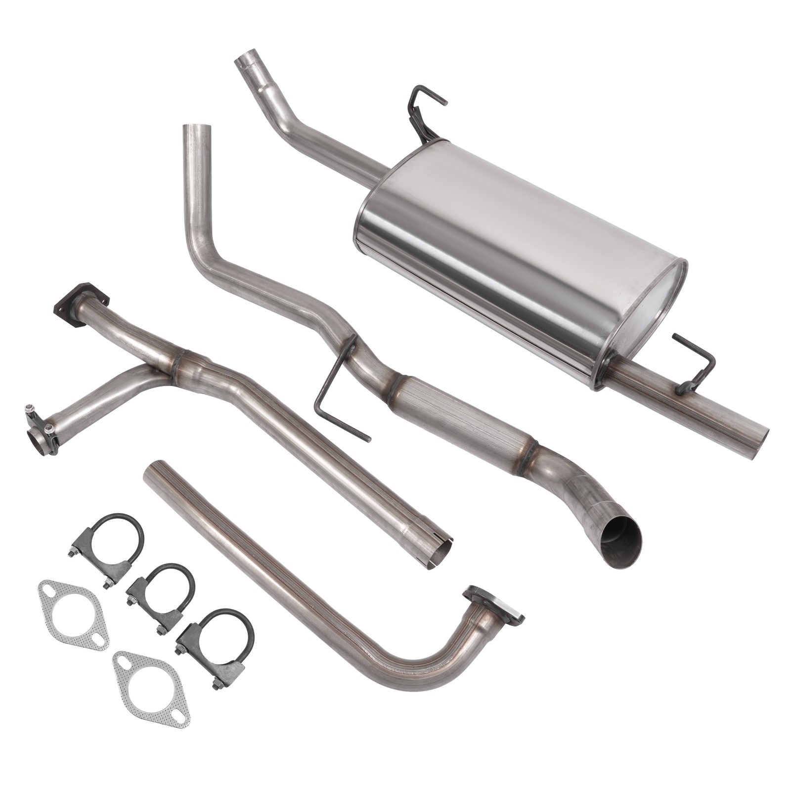 For 2007-2019 Nissan Frontier 4.0L Resonator Muffler Exhaust System Assembly