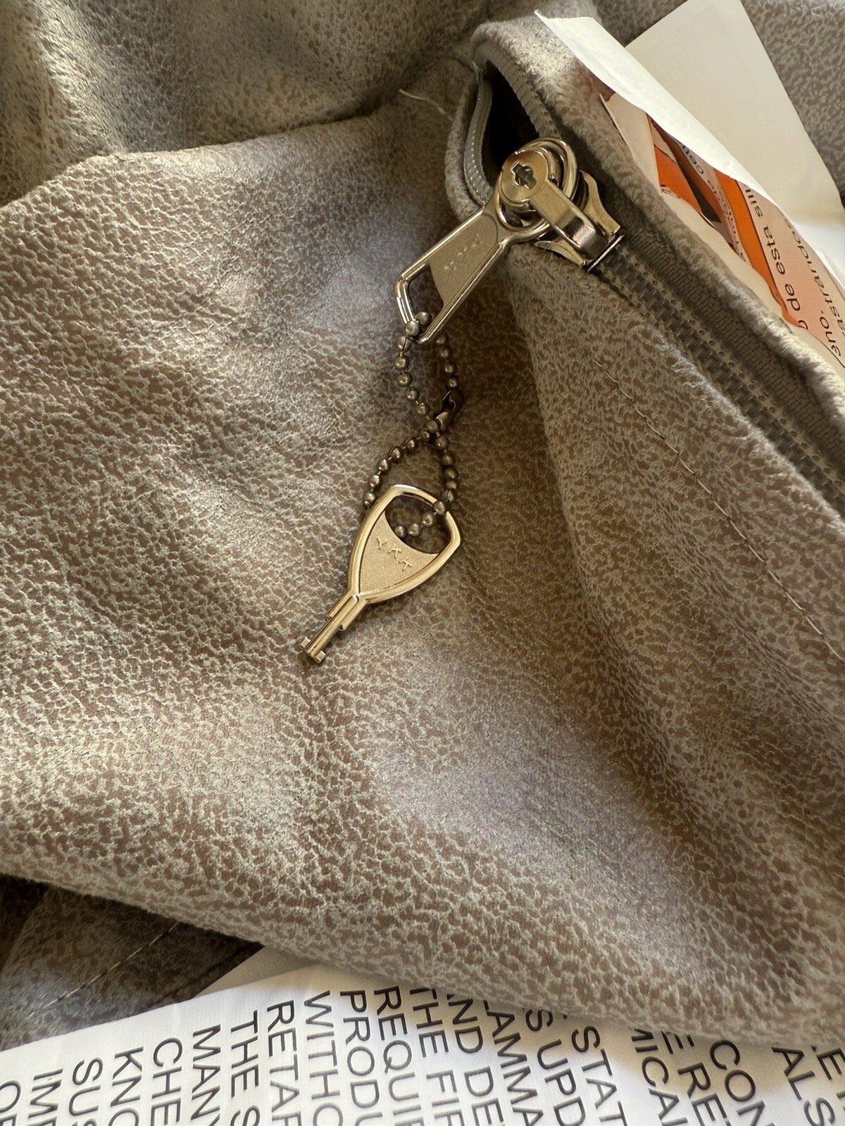 Pottery Barn Teen Textured Faux-Suede Storm Bean Bag Chair - Open Box