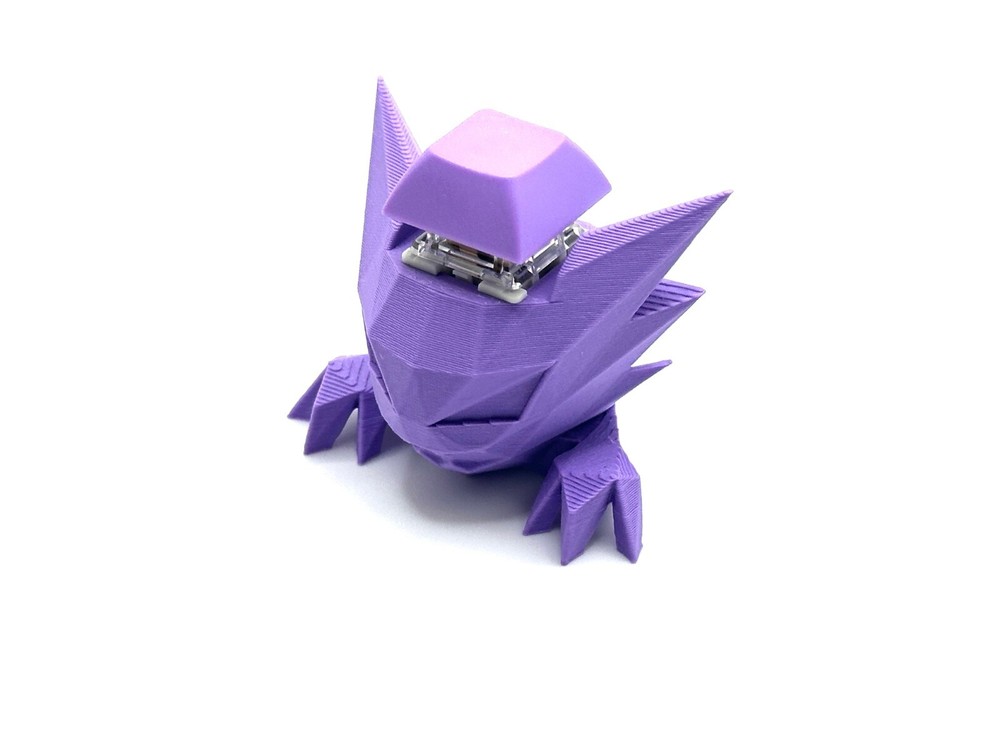 Low Poly Haunter Pokemon Mechanical Switch Fidget Toy