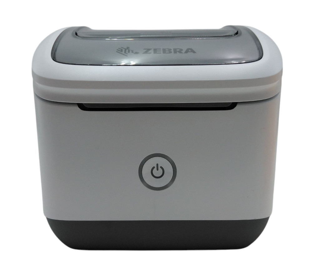 ZEBRA BARCODE LABEL PRINTER | WHITE | ZSB-DP12N | NO POWER CABLE