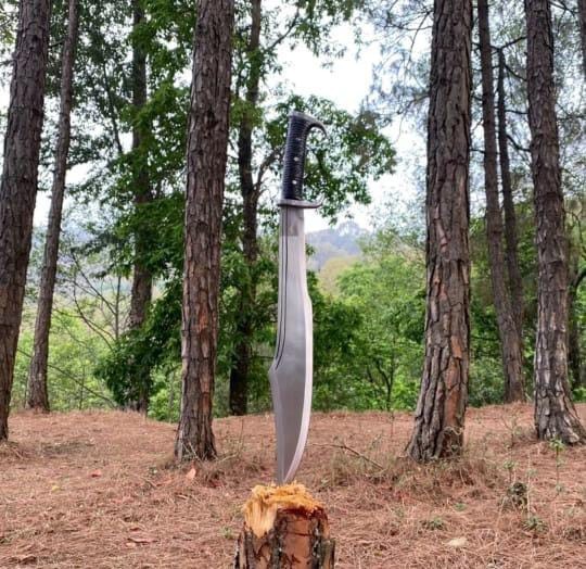 24'' Handcrafted CUTLASS COMBAT BATTLE READY SWORD WITH SHEATH