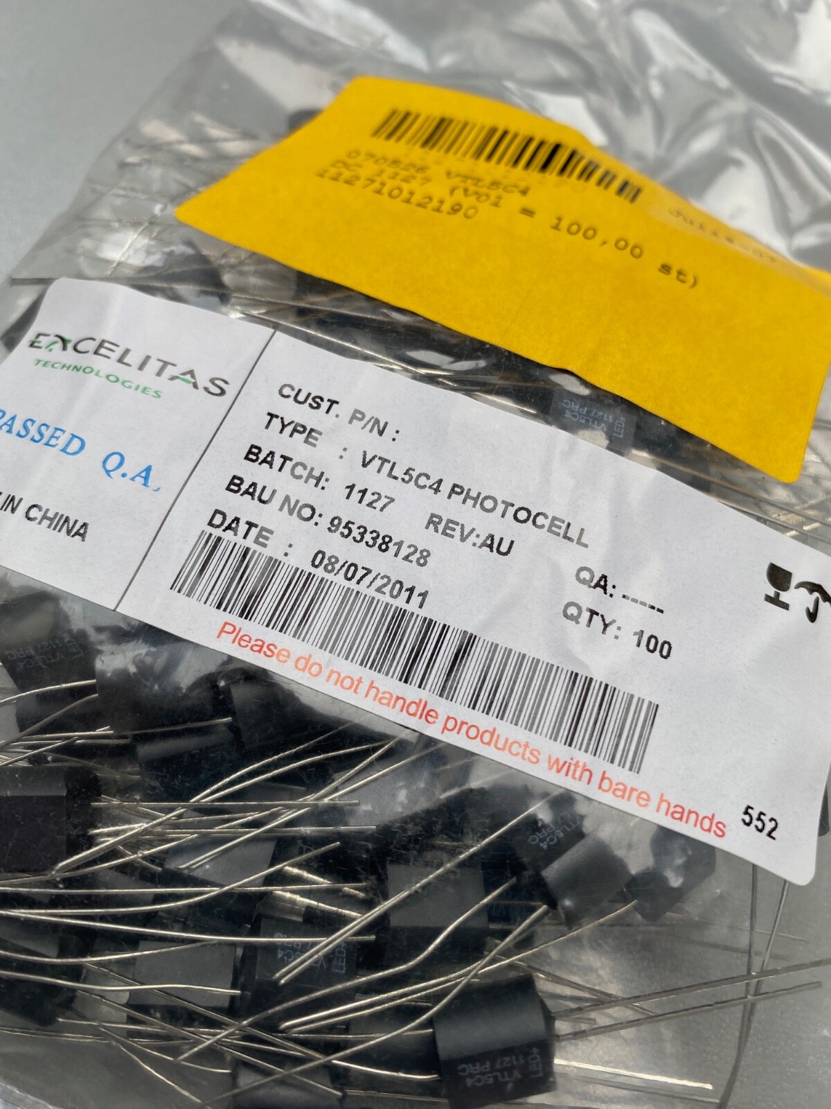 100 x VTL5C4 VTL DIP-4 Photowiderstand Optokoppler Perkins for Audio NOS NEW NEU