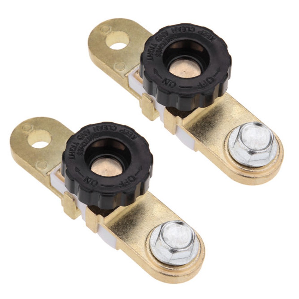 2x Car Battery Link Terminal Quick Cut-off Disconnect Master Kill Shut Switch