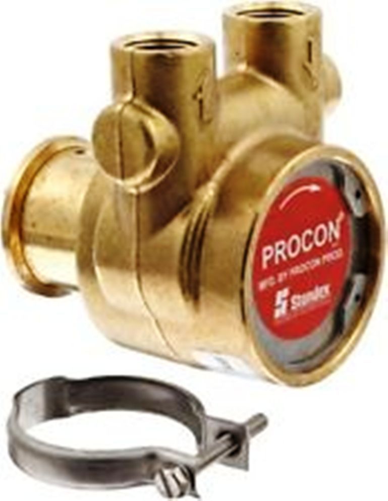 Procon Pump Model 114A330F11XX Brass 1/2" NPT Ports Carbonator 330 GPH New