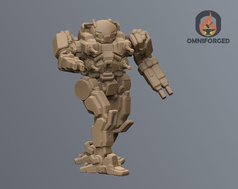 Ember  Mini FS9-E Firestarter MWO Mech Miniature Compatible with Battletech