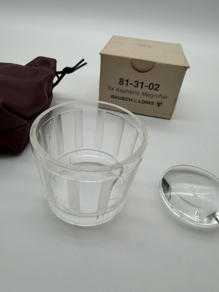 Bausch & Lomb 5x Aspheric Magnifier 81-31-02 **Flawed**