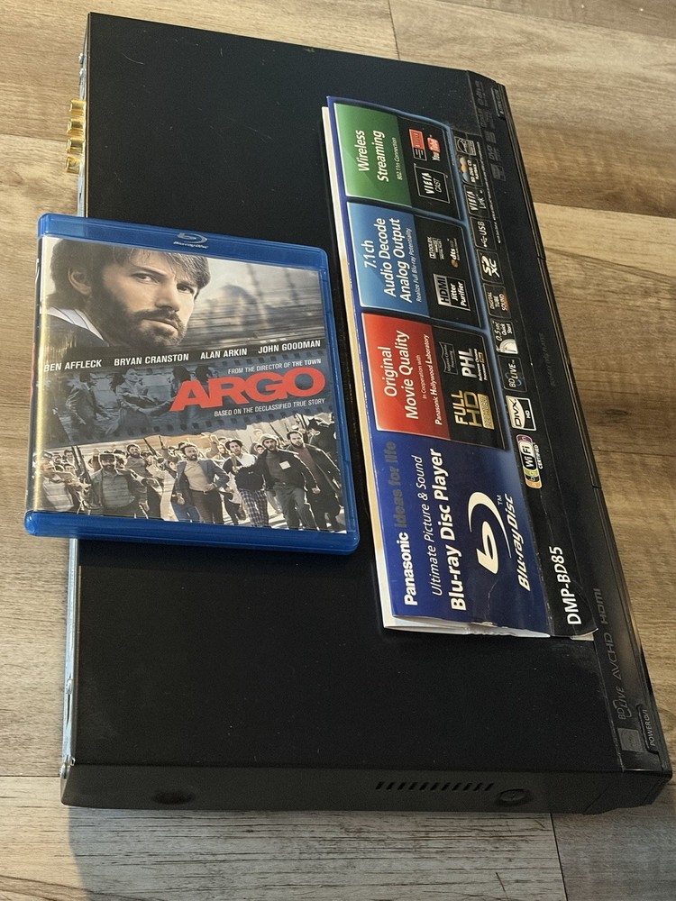 Panasonic DMP-BD75 Blu-Ray/DVD Player - No Remote - Tested & Working