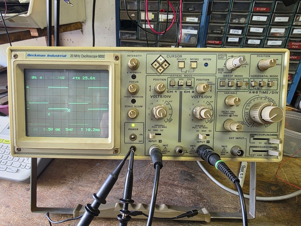 Beckman 9202 Delayed Sweep Oscilloscope.