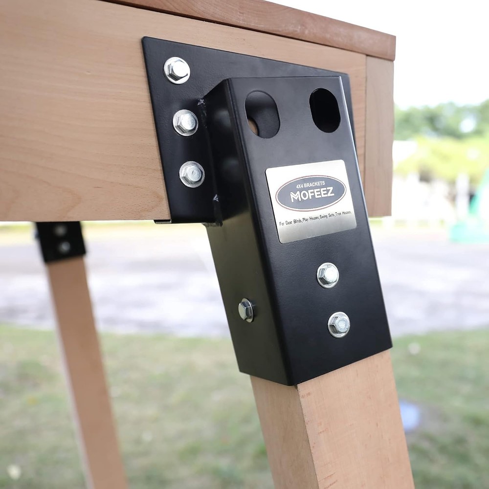 Versatile Heavy-Duty Outdoor Brackets for Deer Stands & Construction Projects