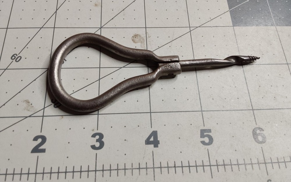 Folding Harp Buckle Gimlet Screw Drill Bit