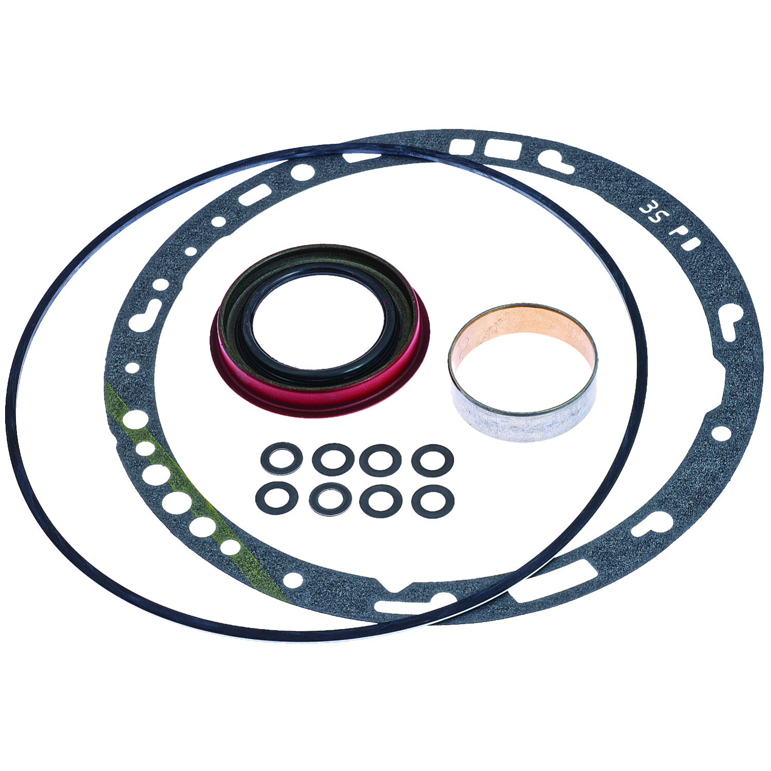 Turbo 400 TH400 425 Transmission Front Pump Seal Kit with Bushing for GM (60313)