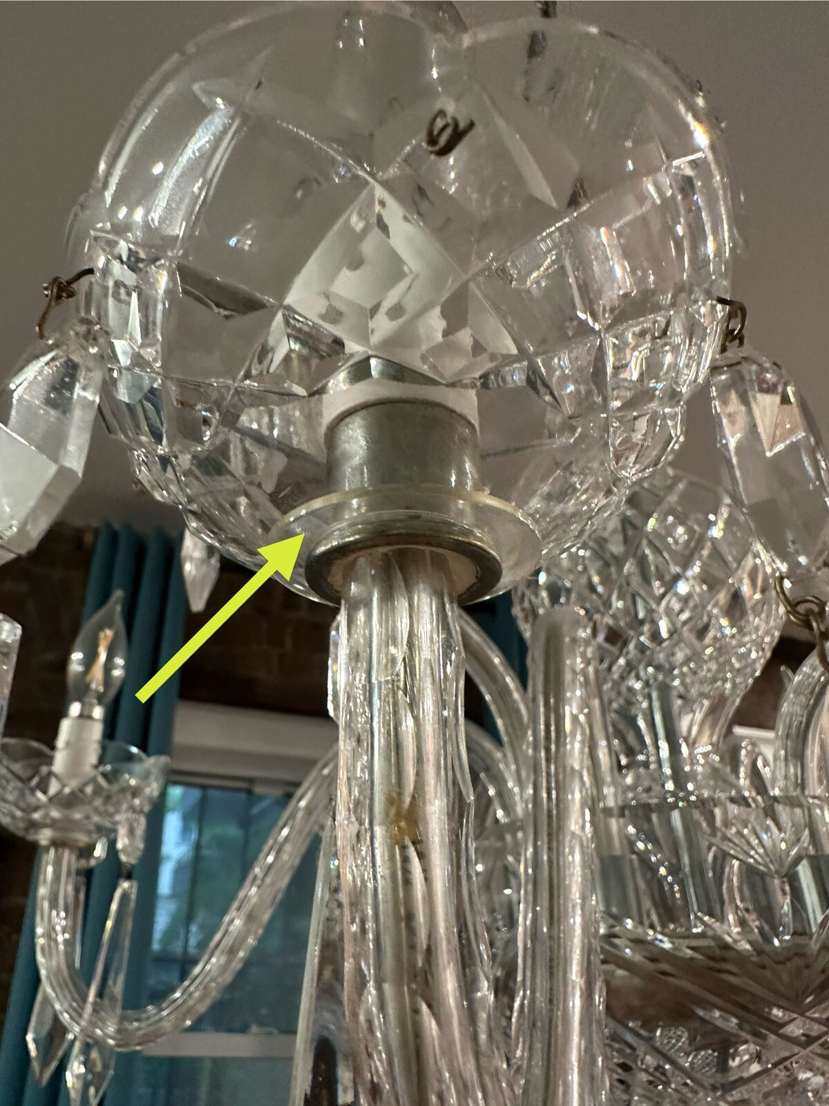 5 CLEAR ACRYLIC 1 -1/2"  WASHERS FOR  Waterford Chandelier Parts FIXTURE New