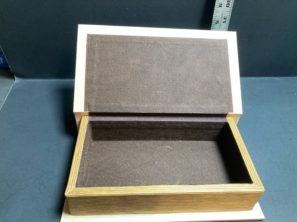 Ocean Liner Book Hidden Compartment Storage Box