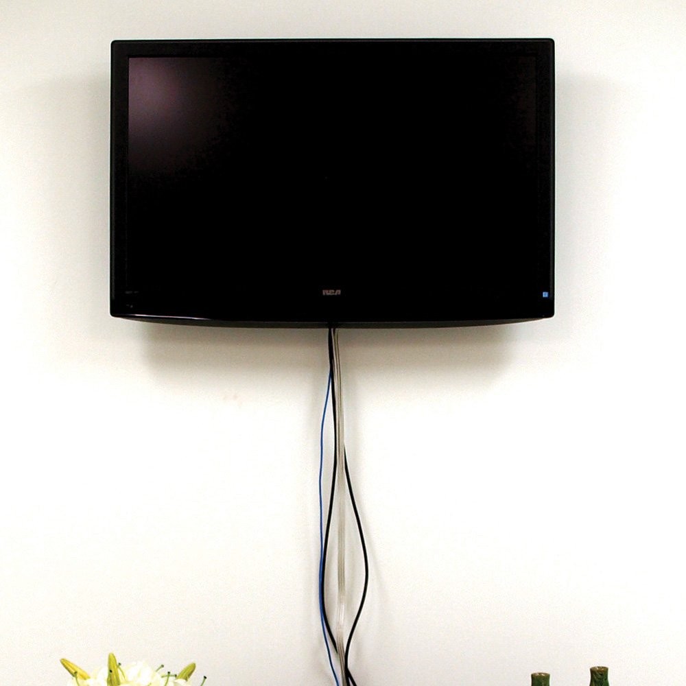 DataComm Electronics 50-3331-WH-KIT Flat Panel TV Cable Organizer Kit