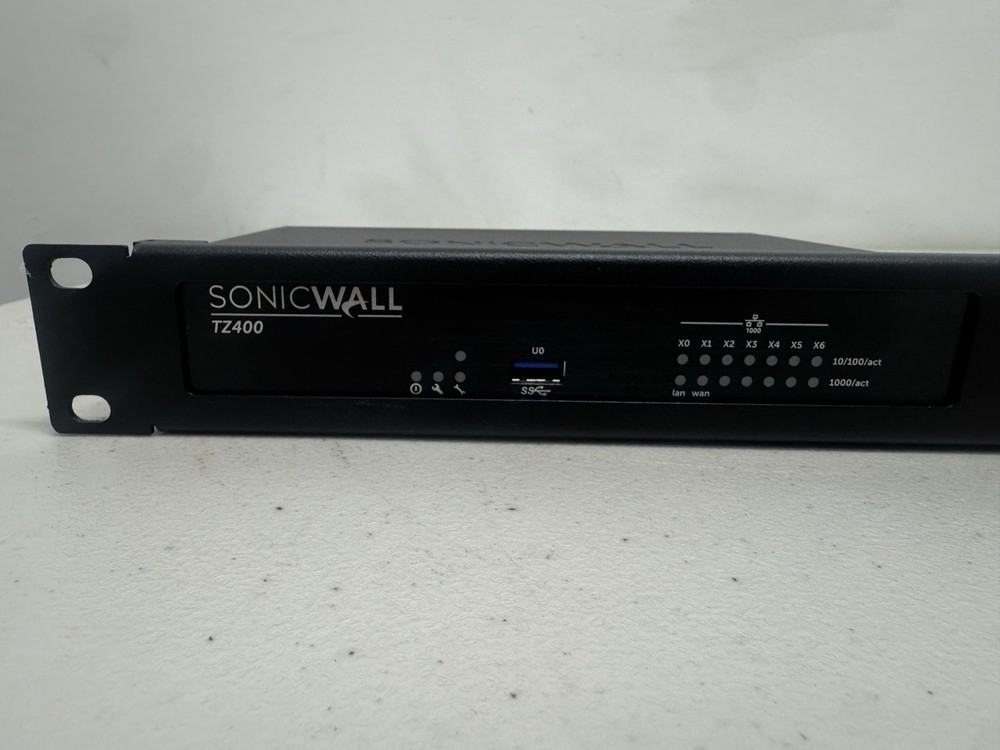 SonicWall TZ400 Firewall Network Security w/ Tray & Power Adapter Included