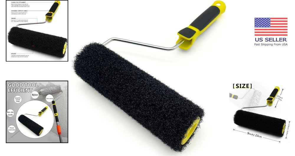 9 Inch Drywall Compound Roller, Drywall Texture Roller Brush, Suitable for Cover