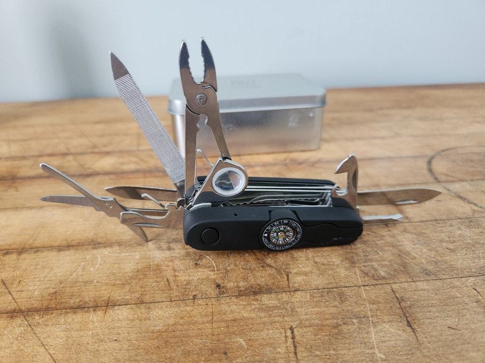 Whiz Tool - Ultimate Multitool Pocket Tool - 24 Functions, Lightweight - New