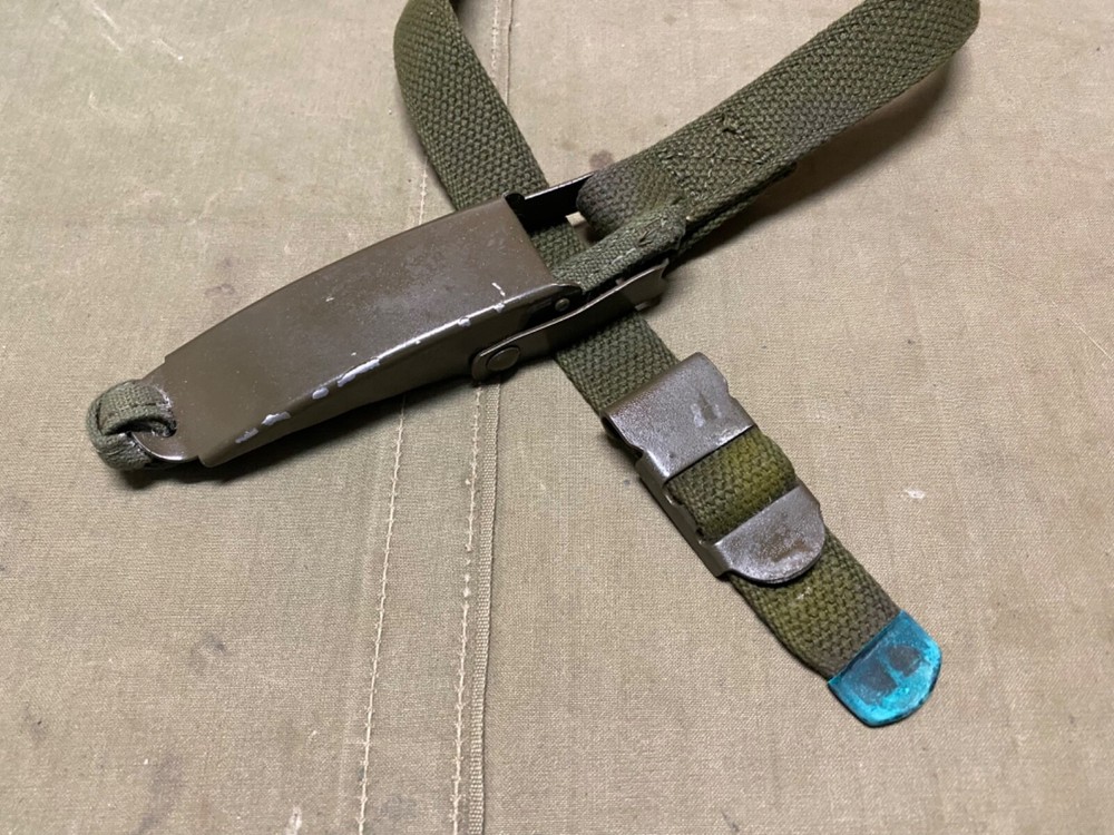 ORIGINAL WWII US ARMY VEHICLE HALFTRACK JEEP LARGE EQUIPMENT SPARE STRAP