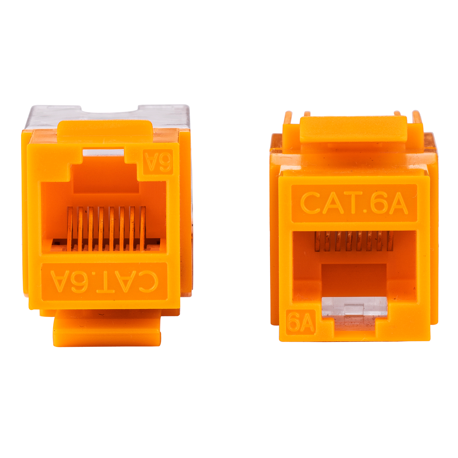 CAT6a Keystone Jack Ethernet 110 Punch Down Tool Network 45 Degree 8P8P RJ45 Lot