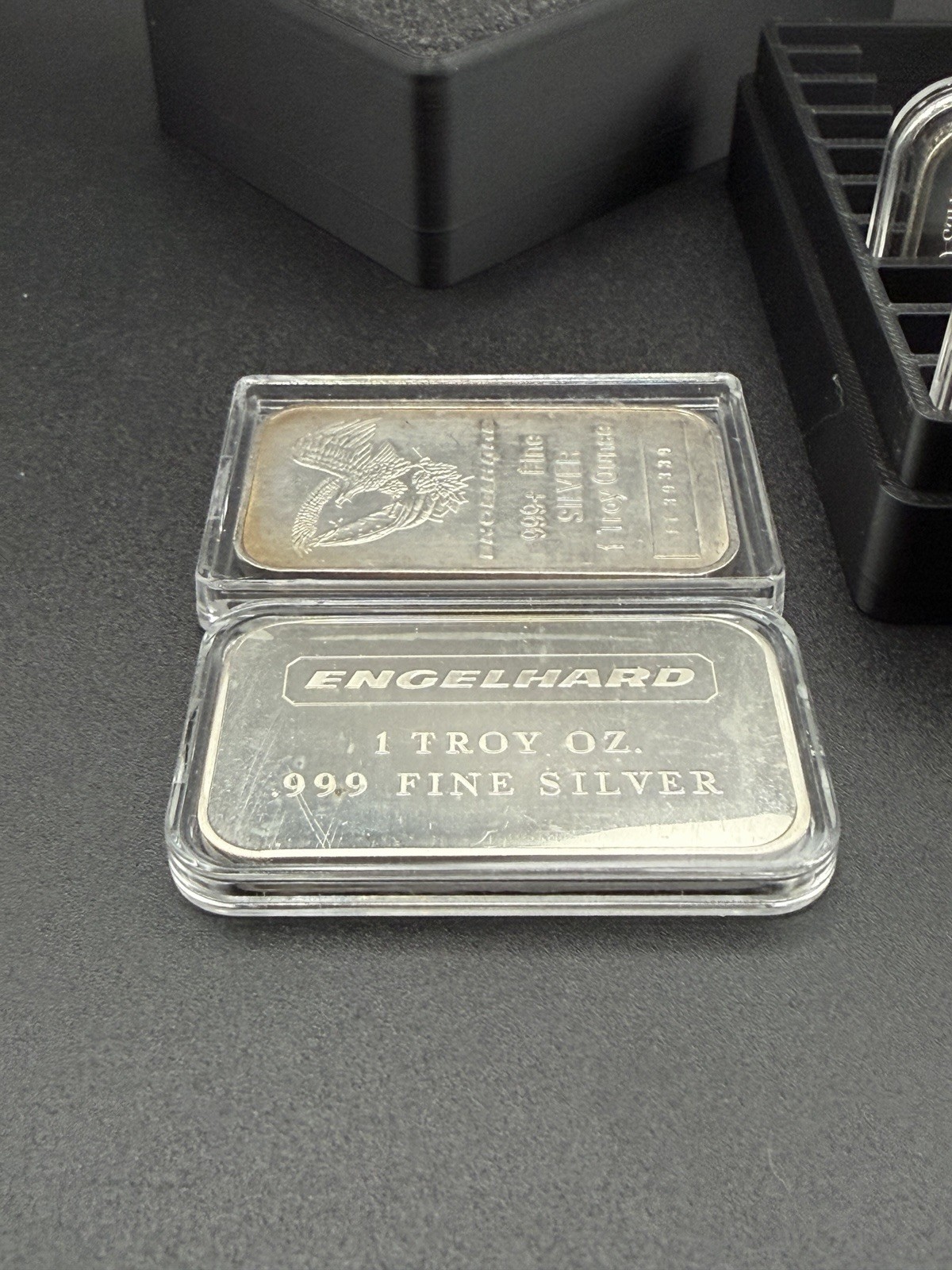 10x 1oz Silver Stacker Bar Storage Case Holder Fits AirTite Capsules