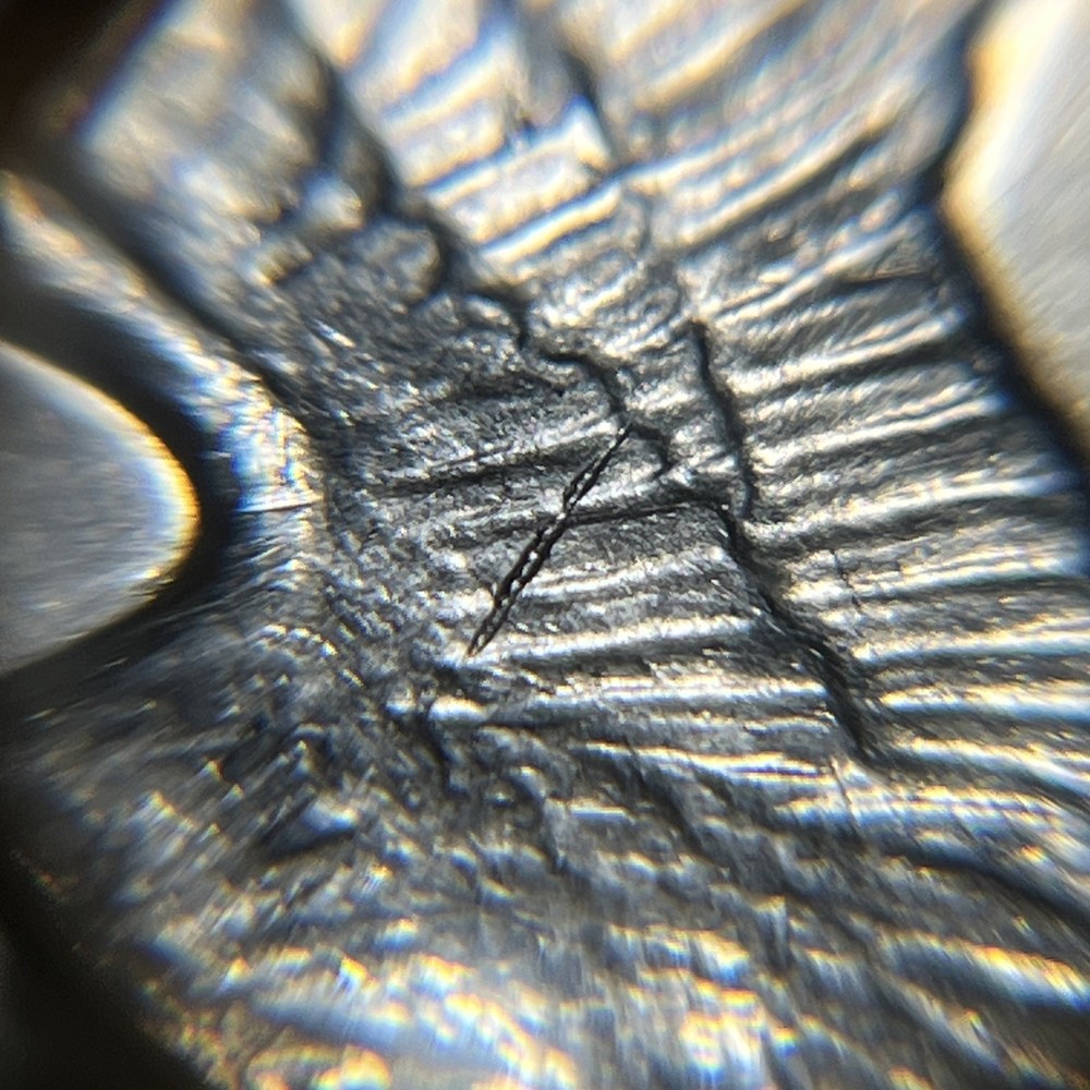 1972 P Eisenhower Ike Dollar Type 2 Die Crack Errors Wounded / Speared Eagle