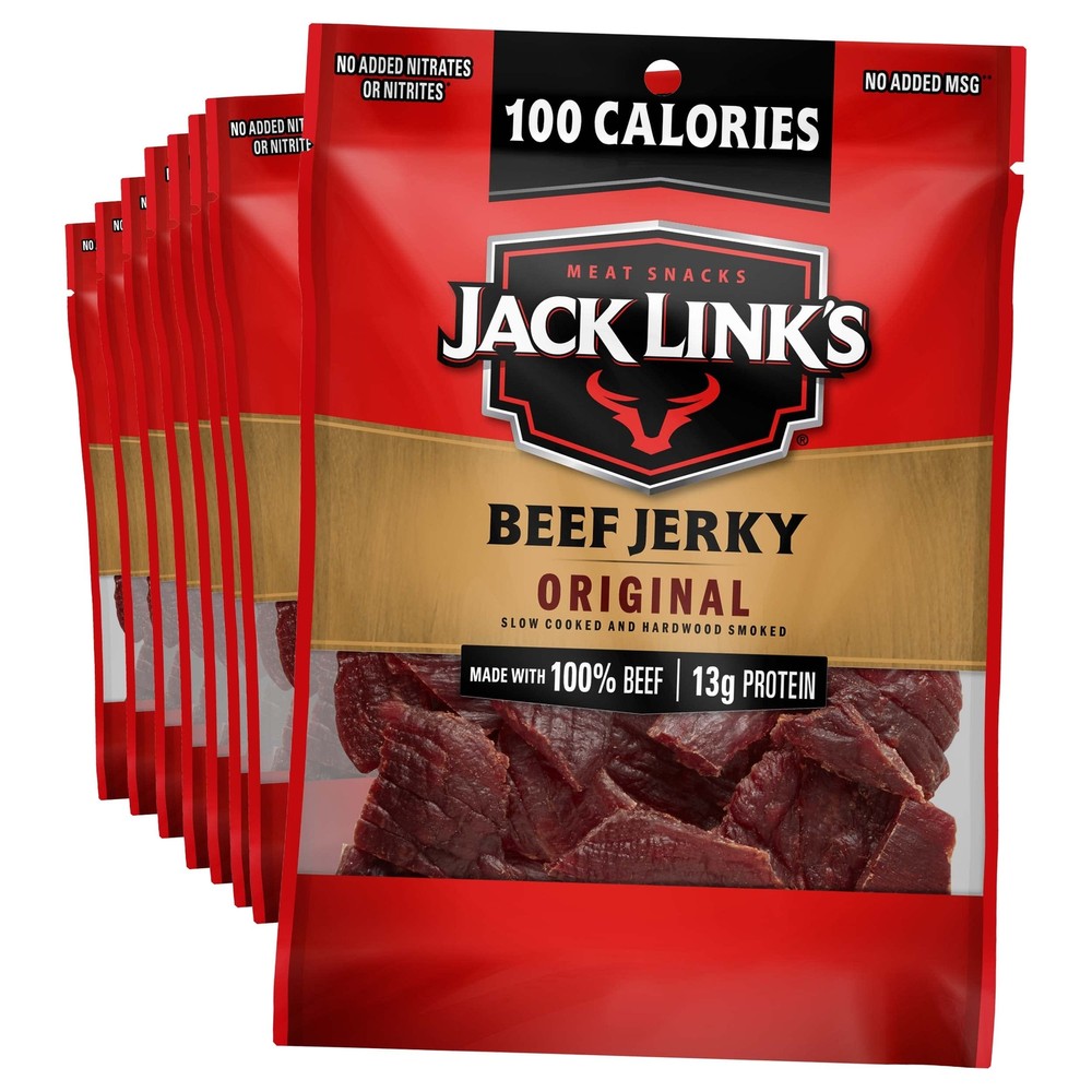 Jack Linkâ€™s Original Beef Jerky, 1.25oz, 10ct