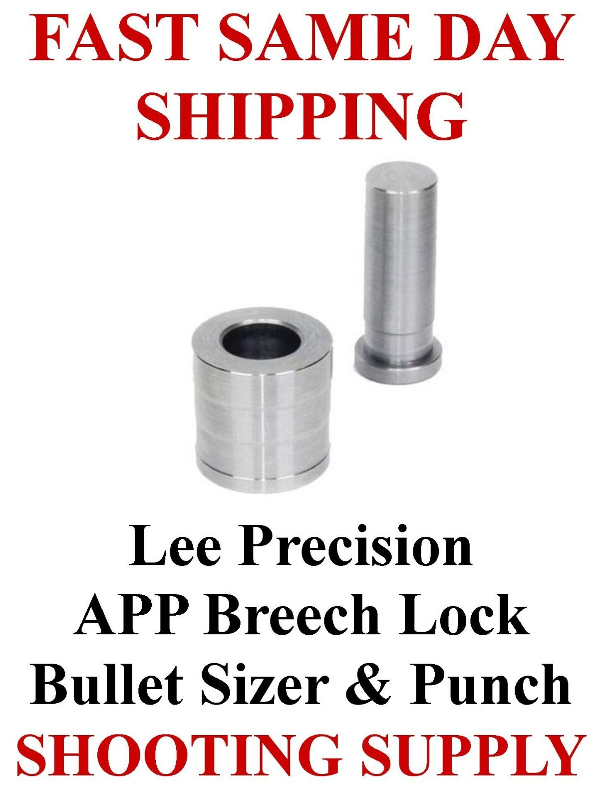LEE PRECISION BULLET SIZER and PUNCH FAST SAME DAY SHIPPING