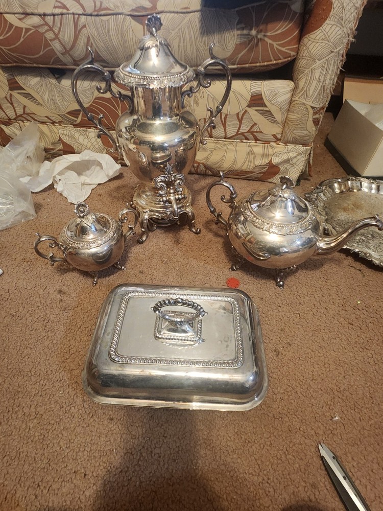 Silver Plate Vintage Tea Service