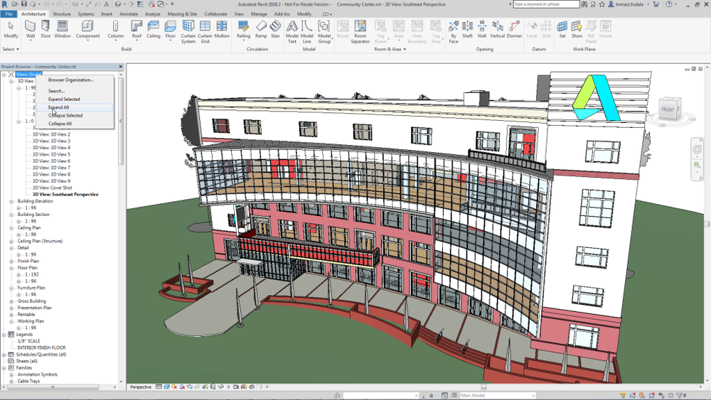 Learn Autodesk Revit Architecture for Beginners - Training Videos rel. 2015-2023