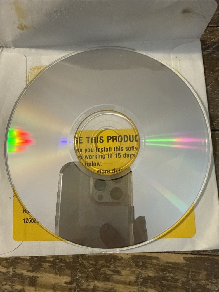 Norton AntiVirus 2008 Software PC Cd Rom