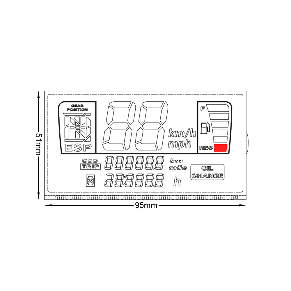 Display for Honda TRX650FA Rincon Speedometer Gauge Cluster Repair