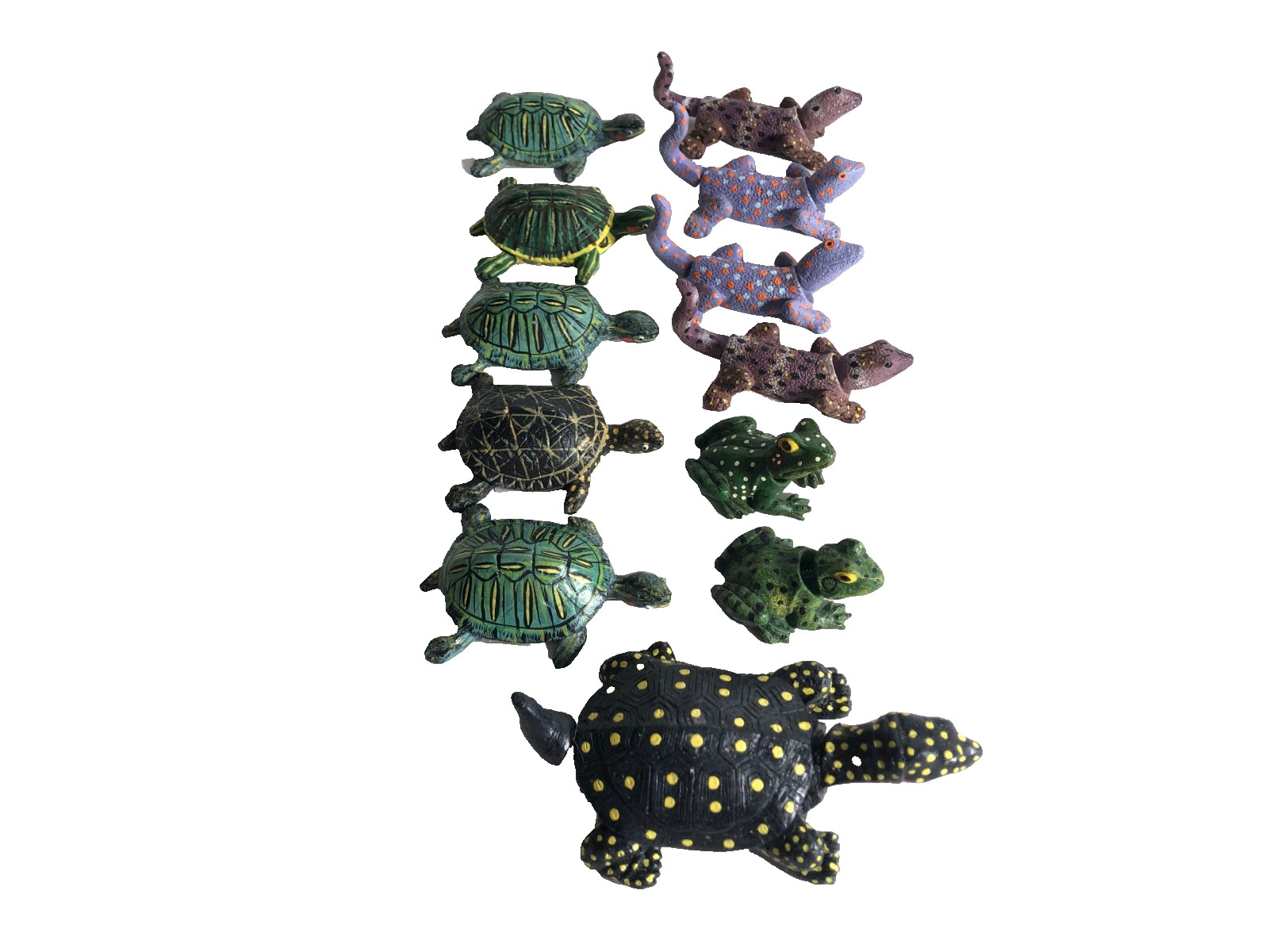 Frogs Geckos Turtles NOS Gifts Fund Raising Stocking Stuffers Resell Etc 12 pcs